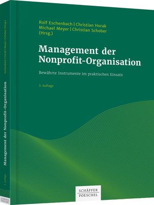 cover image of Management der Nonprofit-Organisation